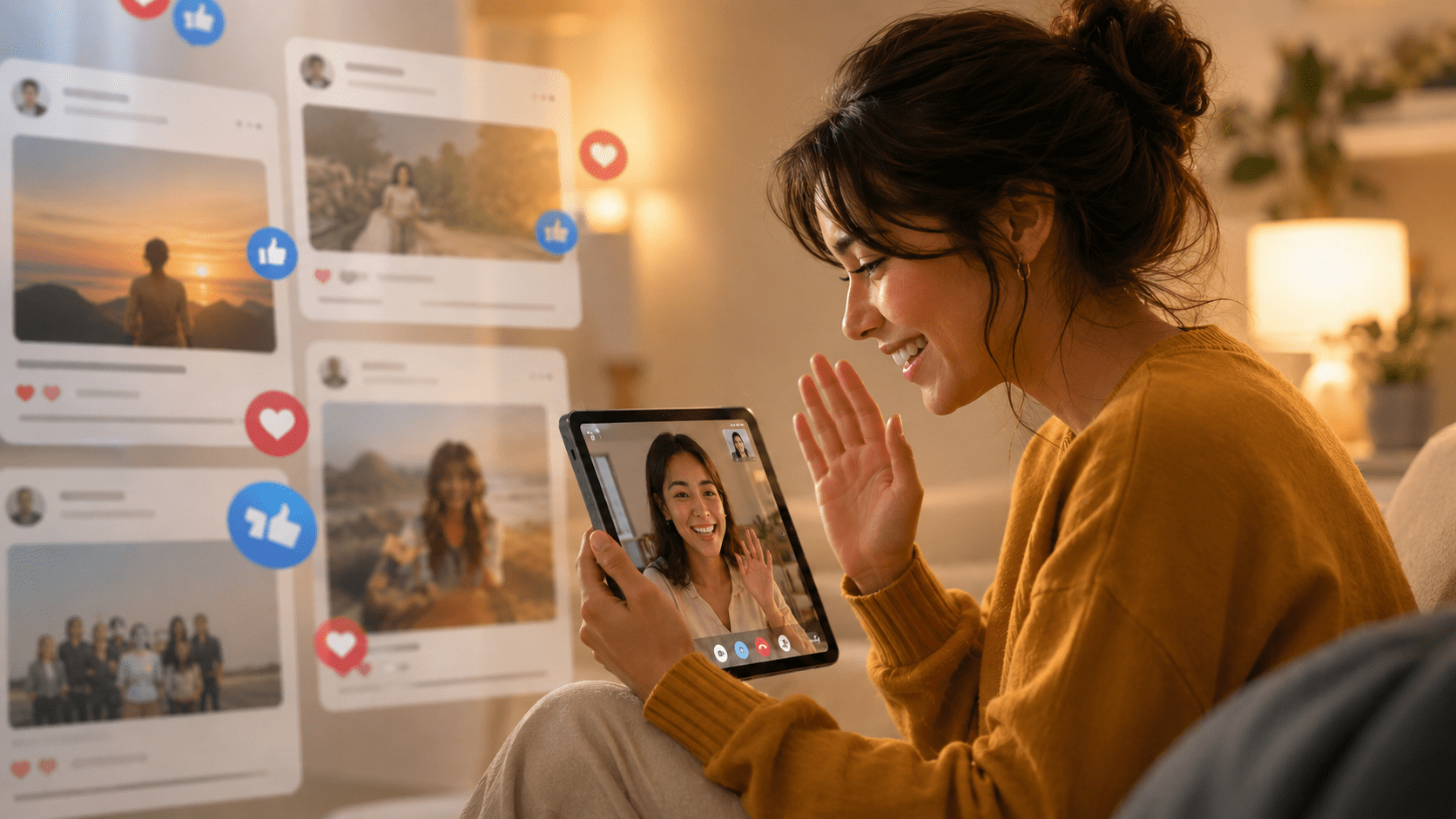 real-time video chat