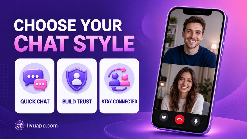 Choose your chat style: quick chat, build trust, stay connected